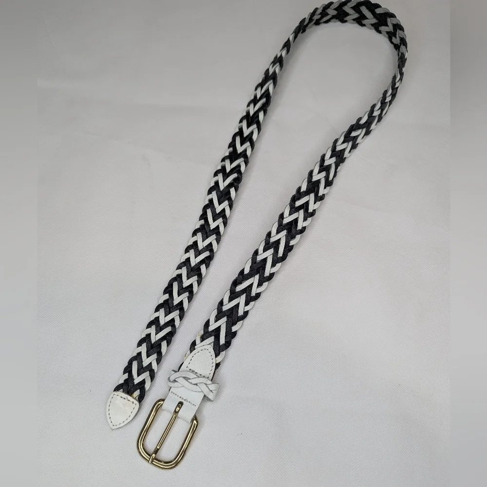 Vintage 1980's Capezio Leather Braided Belt